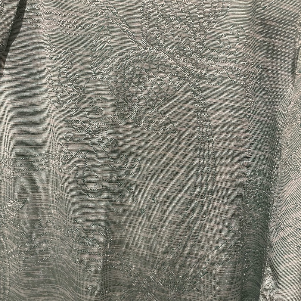 Tori Richard Green Dress Shirt with Textured Fabric - Picture 4 of 6